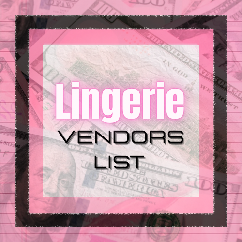 Lingerie Vendor List