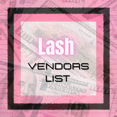 Lash Vendor List